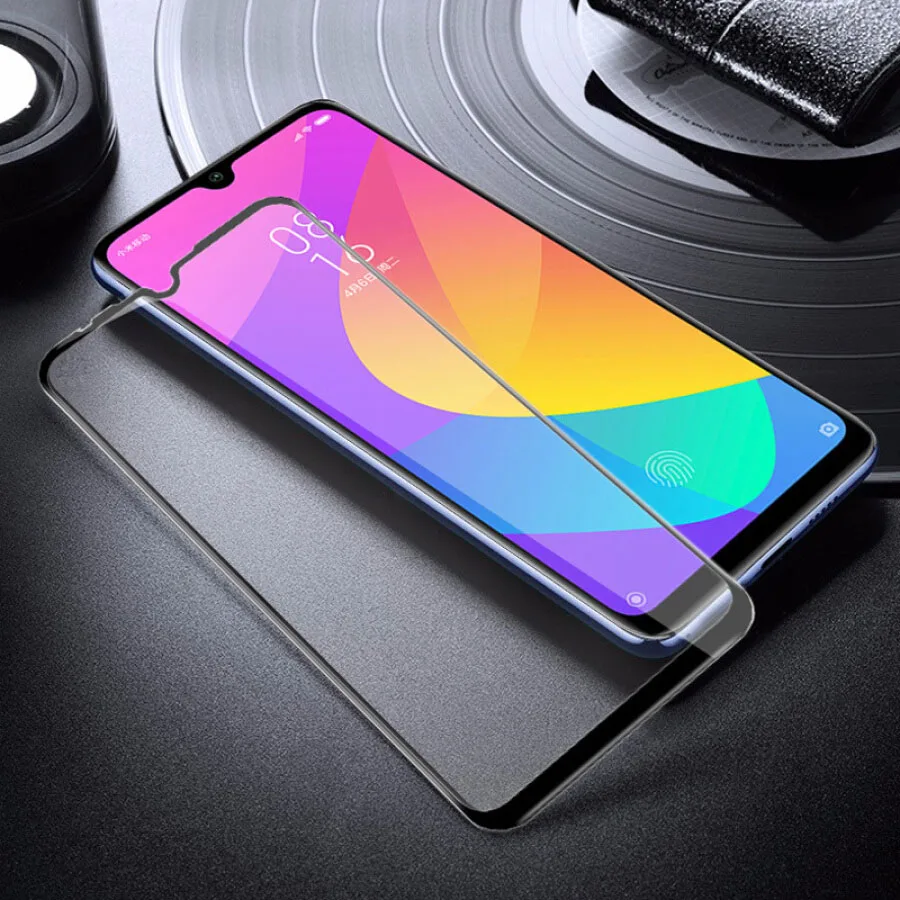 Полное клеевое черное закаленное стекло для Xiaomi Mi CC9 9T Pro Защитная пленка экрана
