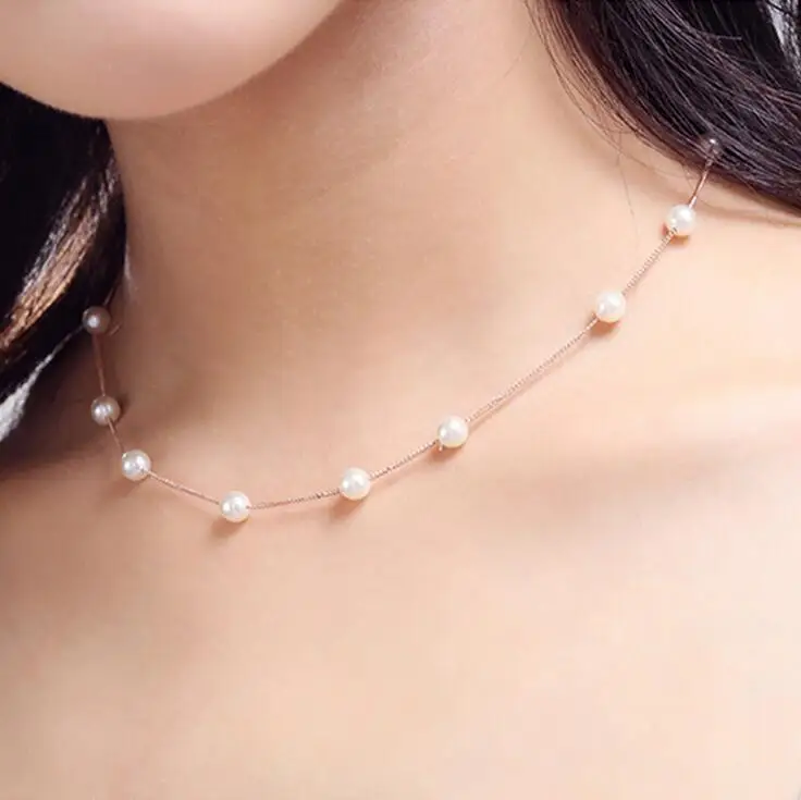 

Новое поступление высокое качество 6 мм ракушка жемчужная женская короткая цепочка из стерлингового серебра 925 пробы женские ожерелья пода...