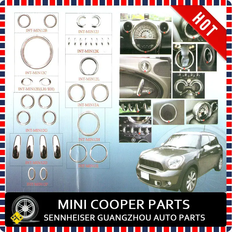 Совершенно новый x31 для BMW New MINI R60 COOPER хромированный чехол салона с полностью