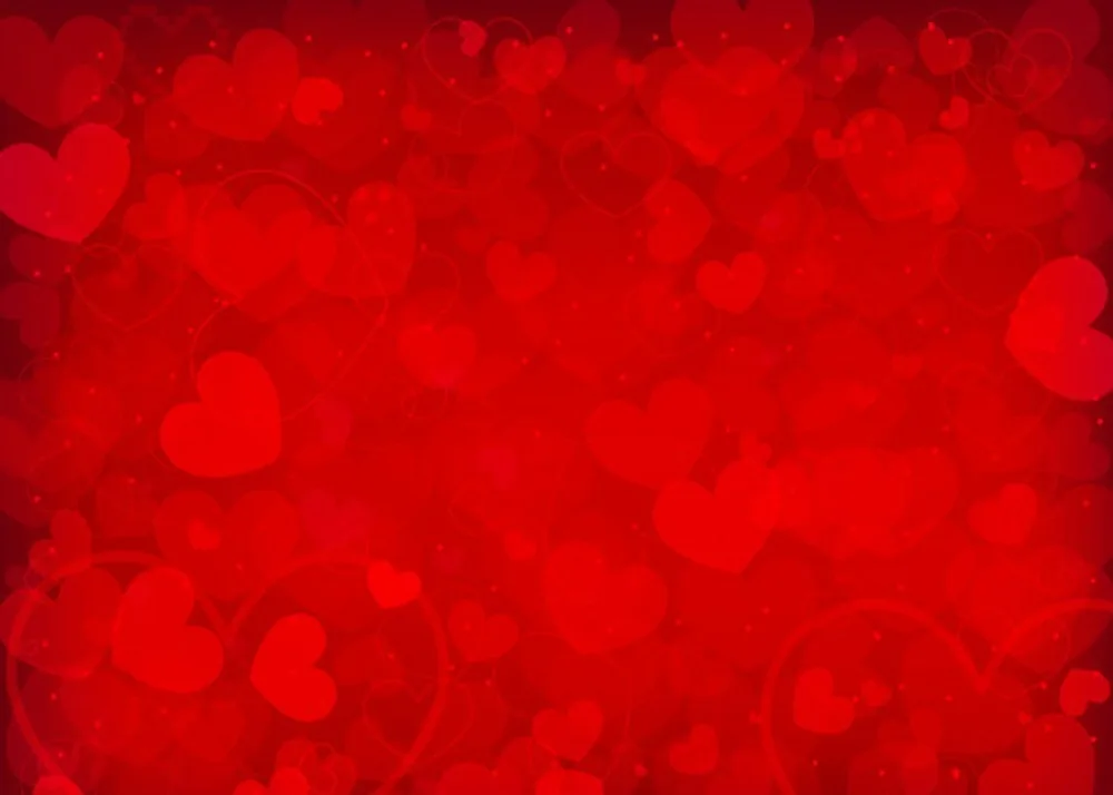 Фон для фотосъемки новорожденных с изображением красных сердец|Фон фотосъёмки| |