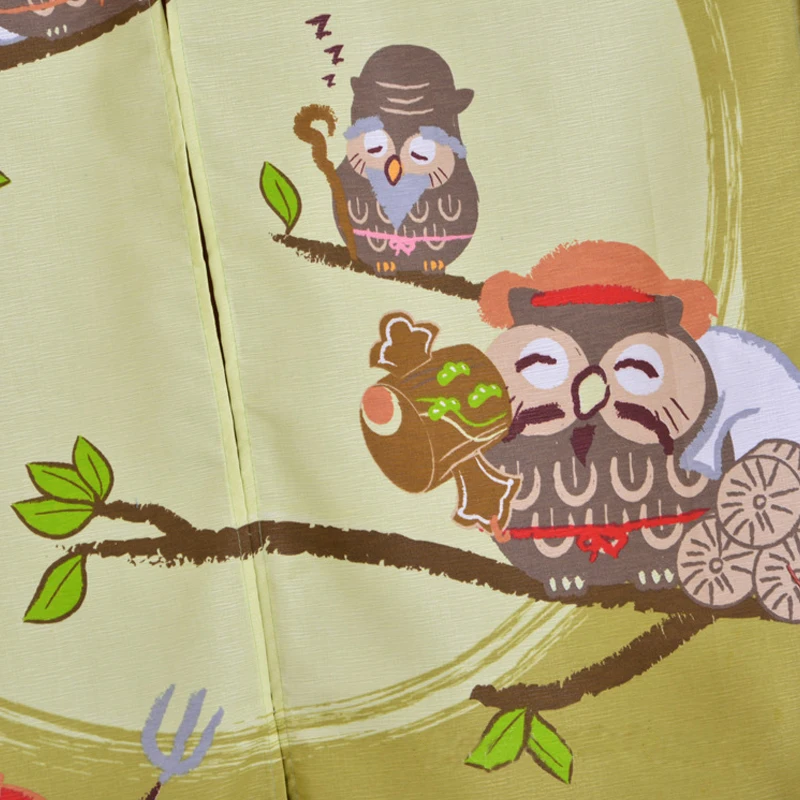 ZHH Европейский стиль мультфильм сова тени готовые шторы окна затемненные для