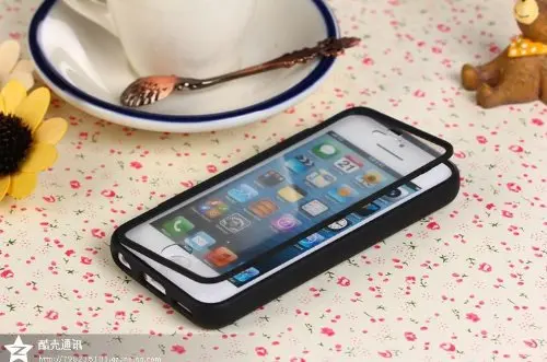 Carry 360 for Apple Iphone 5c Colorful TPU Wrap up Case Cover w/ Built in Screen Protector--black | Мобильные телефоны и