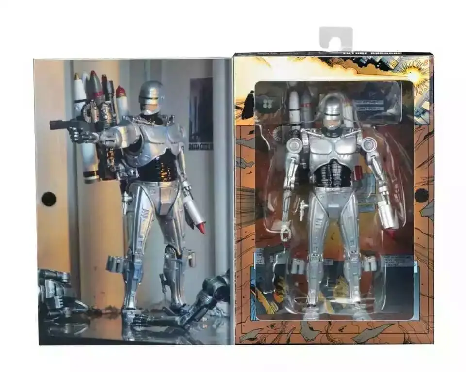 NECA 7 дюймовая коллекция RoboCop Deluxe Edition фигурка для любителей праздничный