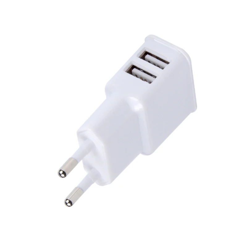Зарядное устройство для мобильного телефона Dual USB EU зарядное вилка Дорожное