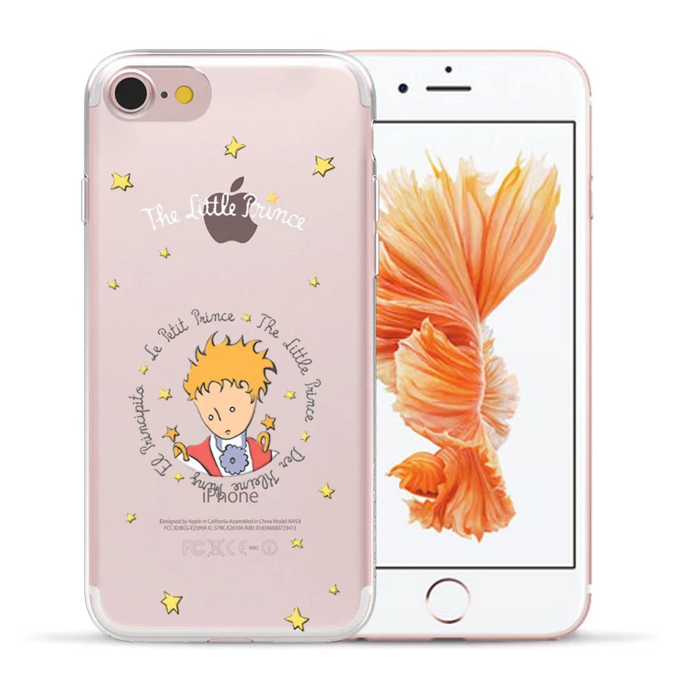 Чехол из мягкого силикона с принтом Маленького Принца для телефона Coque Apple iPhone 11 Pro Max 5 5S SE 6 6S 7 8 Plus X XS XR.