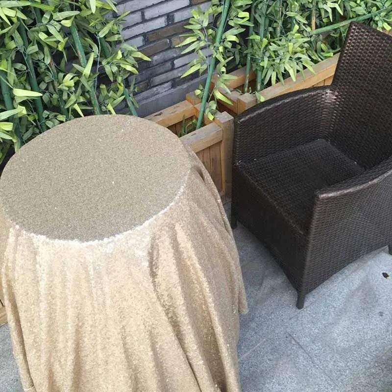 Круглая скатерть с блестками 33 дюйма 80 см 10 цветов|table cover|gold table coversequin tablecloth |