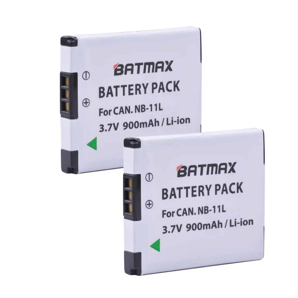 Аккумулятор для фотоаппарата 2 шт NB 11L NB11L и зарядное устройство с двумя USB портами