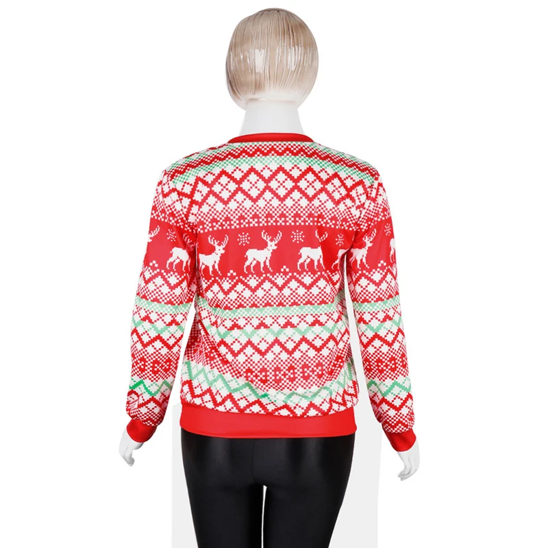 

2020 New 3D Christmas Sweater Printing Men Women Vacation Santa Snowman Sweaters Tops Autumn Winter Fashion Clothing