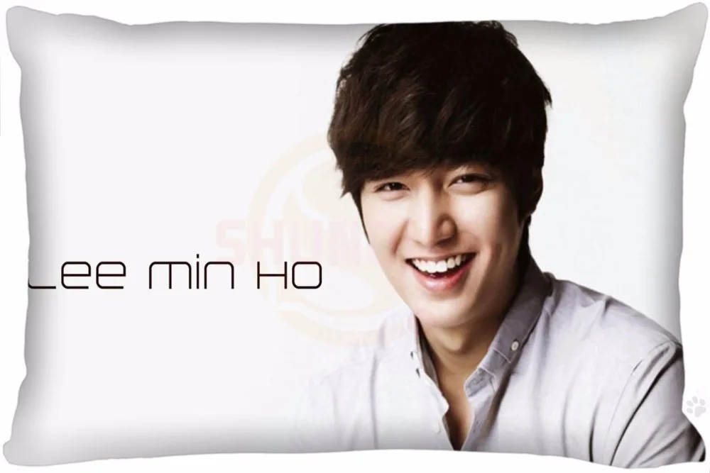 Хит продаж Ли Мин Хо актер на заказ молнии прямоугольная наволочки Подушка