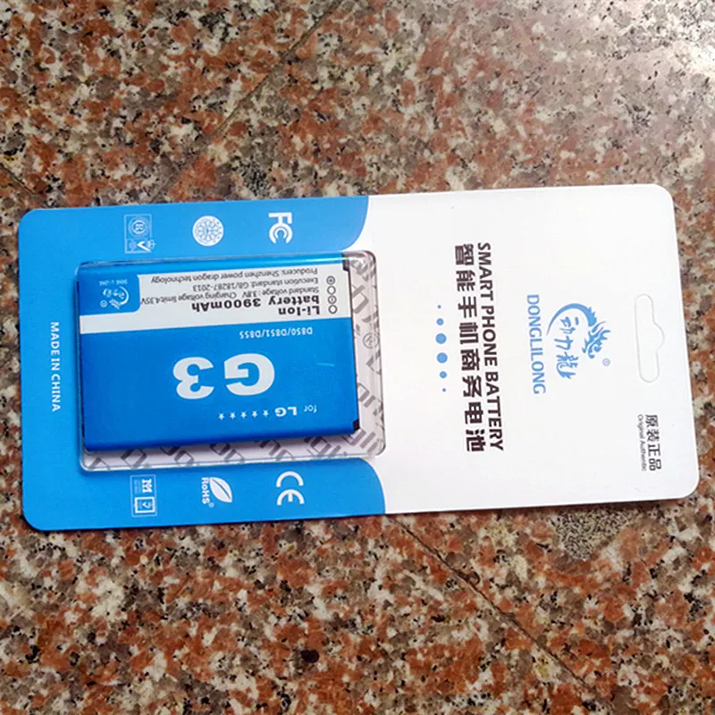 Аккумулятор DLL для LG G3 Новая батарея D858 D855 D857 D859 D850 F400 F460 F470 D830 D851 VS985 BL53YH 3900 мАч 2019 -