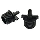 Разъемы распылителя с наружной резьбой 12 дюйма, 6 мм, сельскохозяйственная трубка для полива сада, фитинги 200 шт.