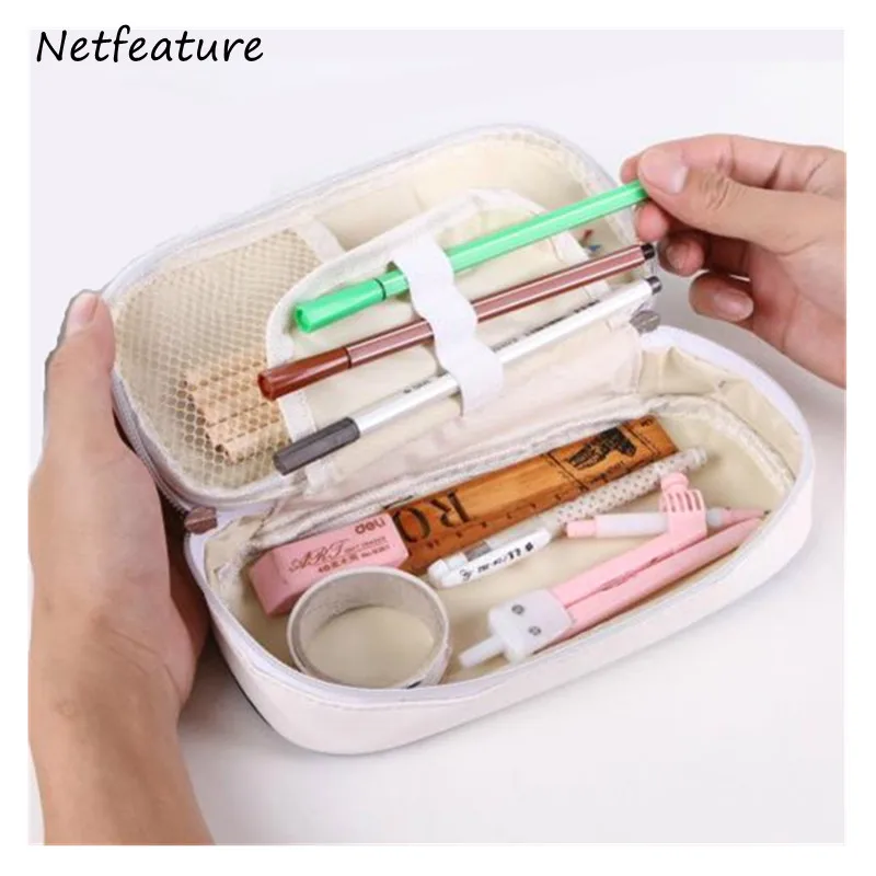 2017 Новый Животный белый цвет кабинет пенал офисные товары для обучения PU кожаная