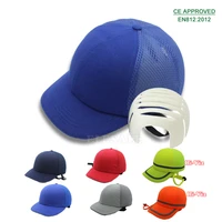summer work safety hi viz bump cap helmet baseball hat style protective hard hat for work factory shop carrying head protection