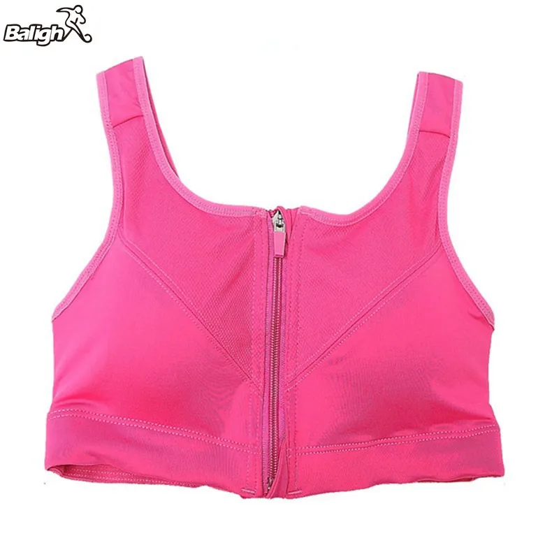 Sport Women Yoga Bra Fitness Gym Wrapped Stretch Workout Tank Top Seamless Zipper Sports Bras | Спорт и развлечения
