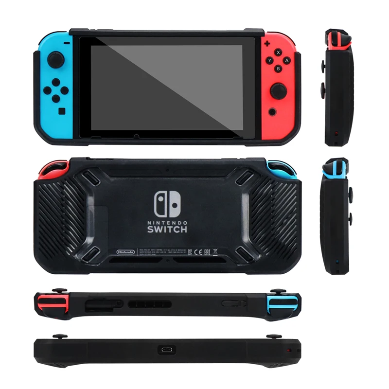 Чехол Shellnail для консоли Nintendo Switch TPU/Crystal PC защитный прозрачный жесткий чехол 3 типа