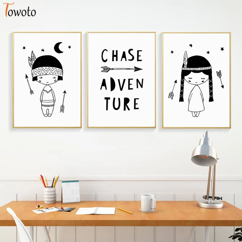 Цитата плакат Приключения кофта с V образным вырезом Девушки Холст Картина