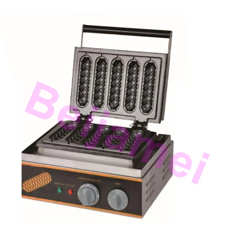 

BEIJAMEI Food processing machine commercial hot dog waffle stick maker/hot dog lolly waffle stick making machine