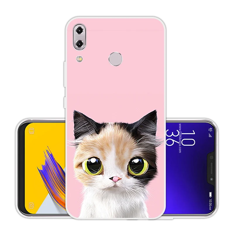 Прозрачный чехол из ТПУ для Asus Zenfone 5z ZS620KL розовый 6 2 &quotдля 5 ZE620KL Ультратонкий