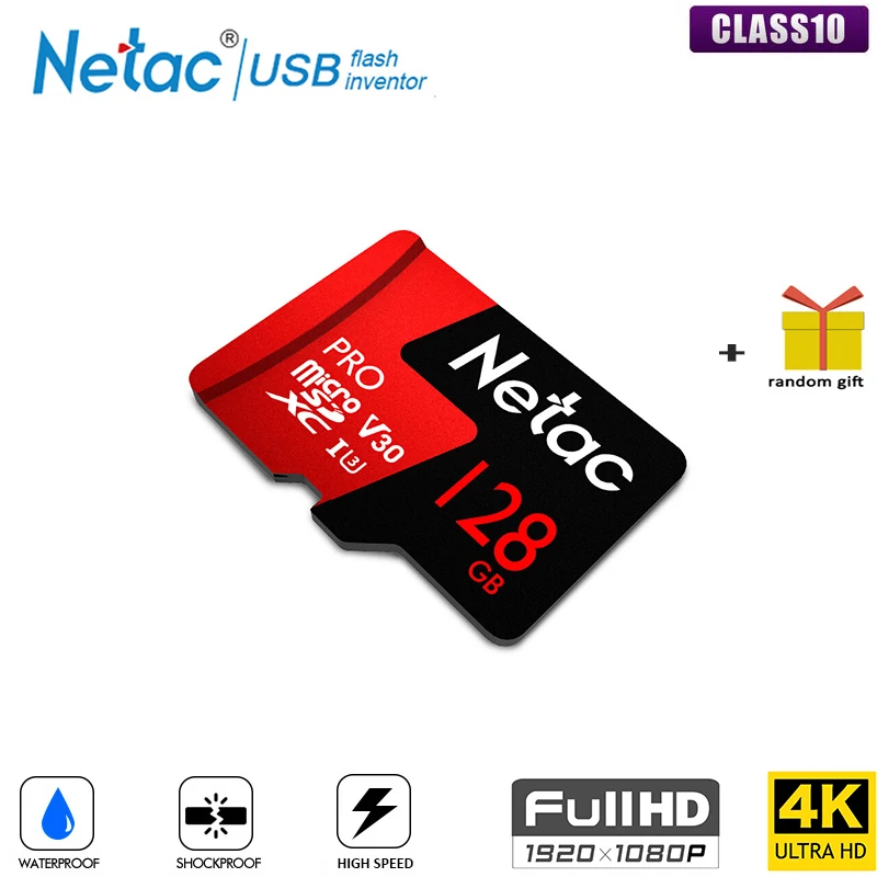 Netac p500 Micro SD Card 128 gb tablet Class10 memory stick class 10 для смартфонов sd Trans-Flash видеокарта ноутбука