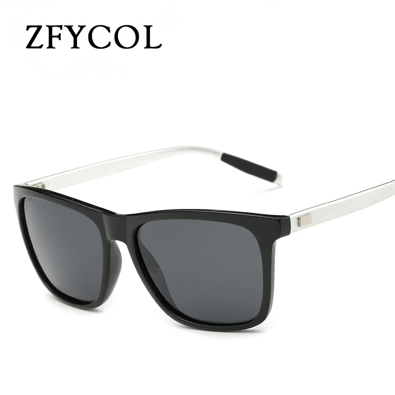 ZFYCOL Mens Sunglasses Brand Designer Retro Aluminum+PC Mirror Polarized Lens Vintage Eyewear Driver Sun Glasses For Men/Women | Аксессуары