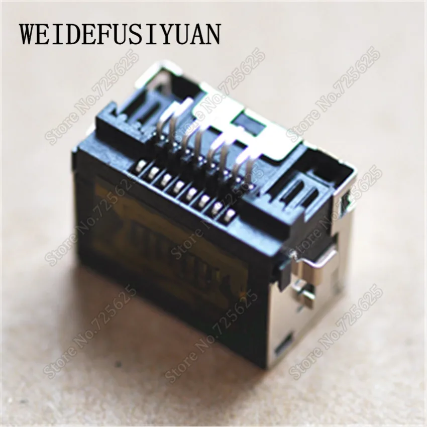 Разъем Ethernet для ноутбука 10 шт. LAN Lenovo G400 G405 G410 G490 G500 G505 G510 разъем RJ45 запасные части |