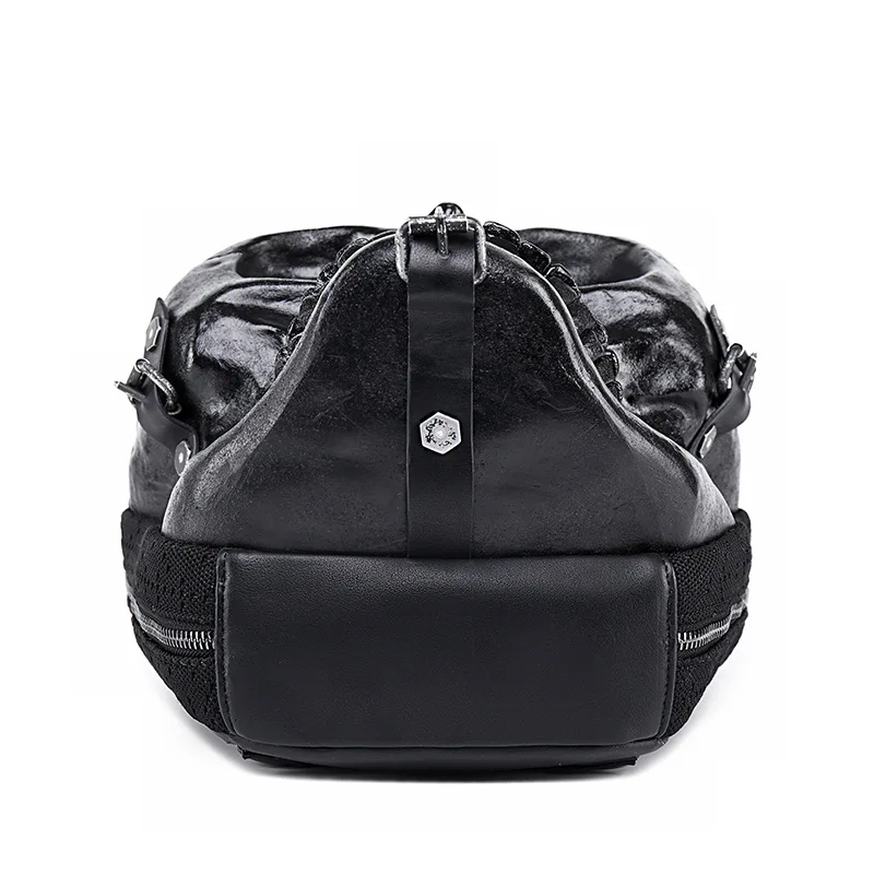 Fashion Halloween Skull Bags 2018 Cool 3D Backpack Black Tassel Bag Shoulders PU Leather Hallowmas | Багаж и сумки