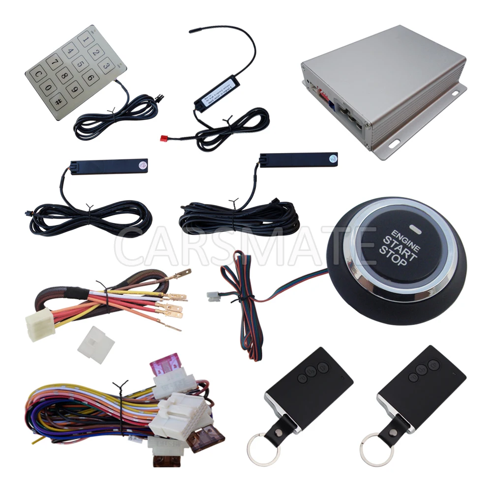 Горячая PKE Автомобильная сигнализация с картой смарт-ключи идентификации