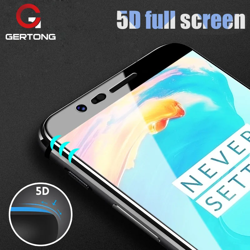 5D полное покрытие закаленное стекло для Oneplus 5 5T A5000 цветной протектор экрана One plus