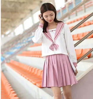 Новинка 2019 японская школьная форма матросский топ + галстук юбка одежда