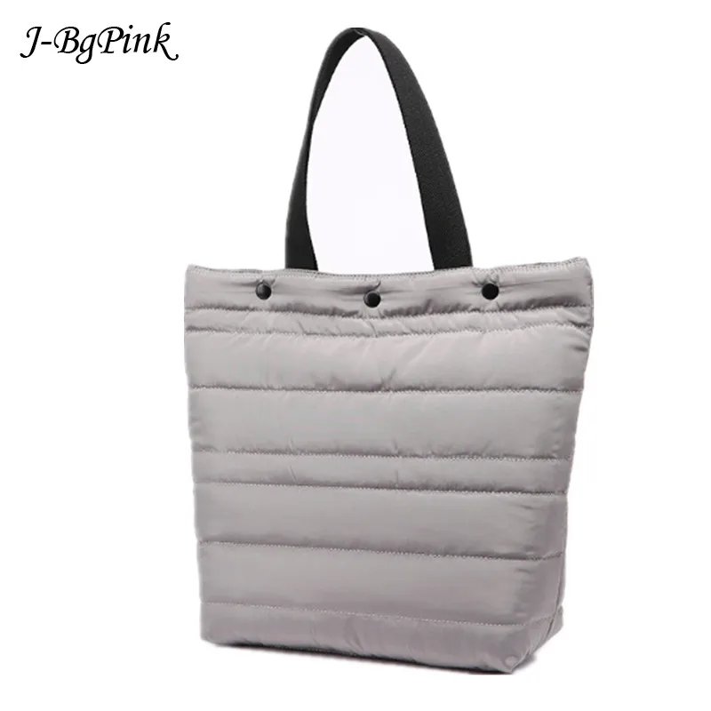 

2022 new women's bag Korean version of the fashion down space cotton waterproof bag shoulder bagsac sac a main computerb Bag