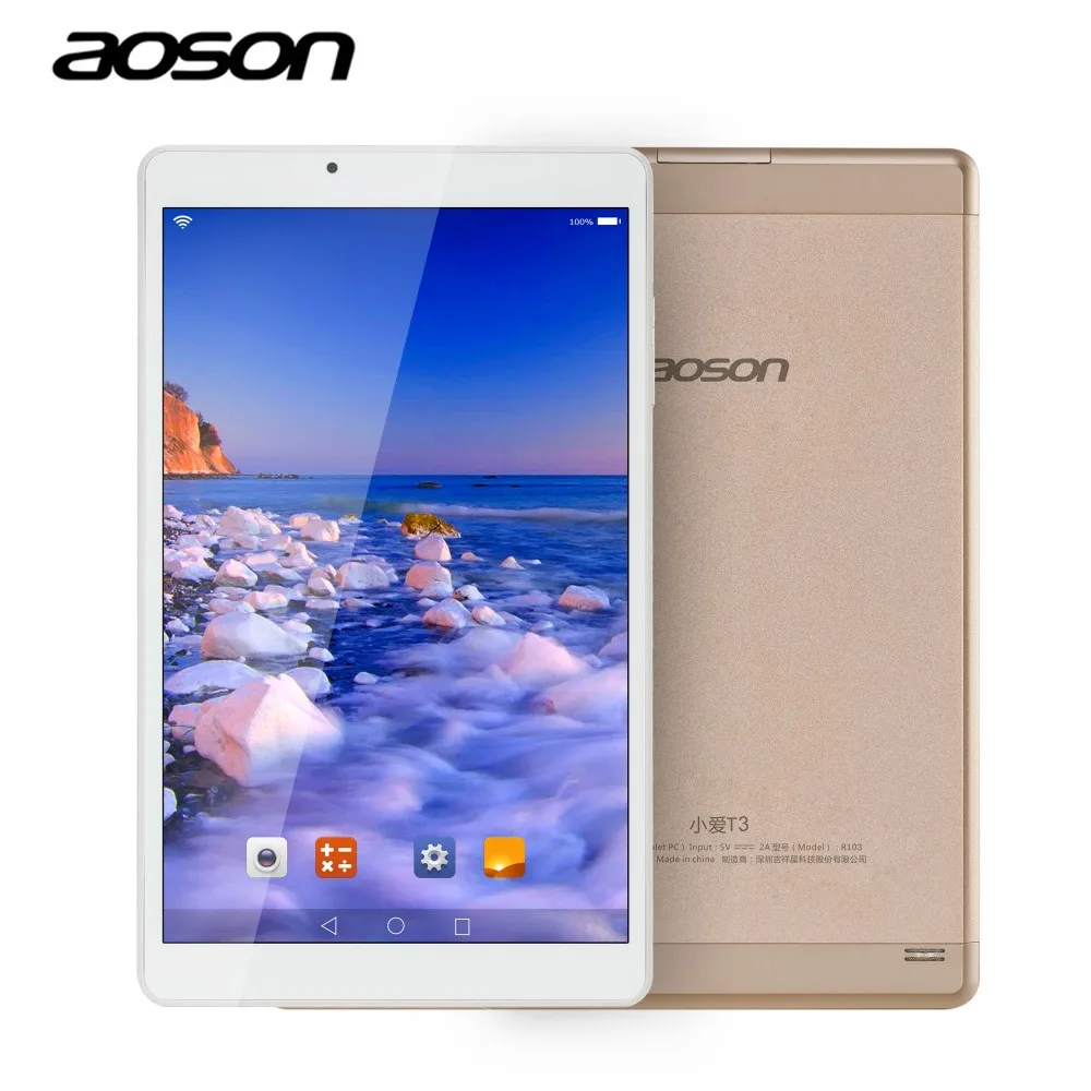 AOSON 10 1 дюймов 1/2 ГБ + 16 Гб/32 Android 6 0 4 ядра Планшеты ПК 800*1280 ips Две камеры Bluetooth WI FI