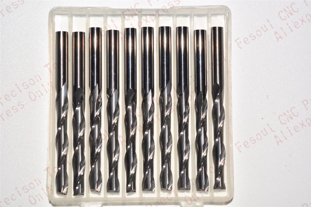5mm*32mm 10pcs Free shipping 2 Flutes End Mill CNC machine milling Cutter Solid carbide woodworking tool PVC MDF Acrylic wood |