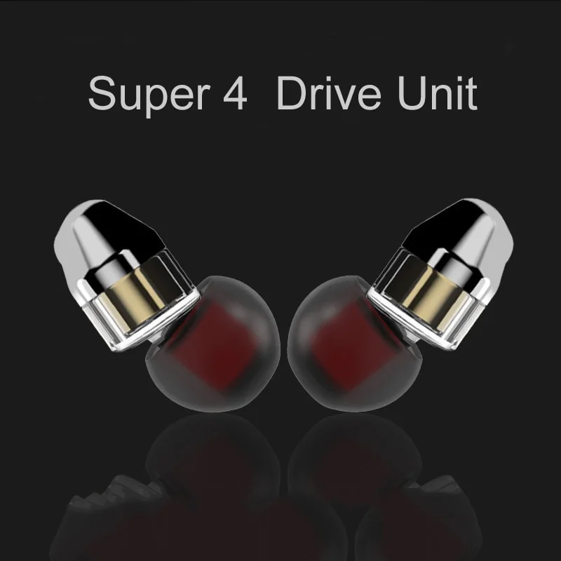 Dynamic Double Unit Drive In Ear Earphone Bass Subwoofer HIFI DJ Monito Running Sport Headset Earbud | Электроника
