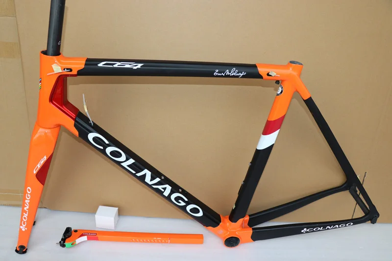 T1100 UD матовый глянцевый черный оранжевый Colnago C64 карбоновая рама велосипеда с 12 цветами на выбор