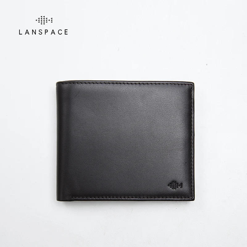 LANSPACE мужские кожаные кошельки брендовый Повседневный Карманный Кошелек