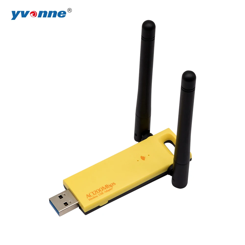 Беспроводной USB адаптер 1200 Мбит/с двухдиапазонный 5 ГГц 2 4 Адаптер антенный ключ