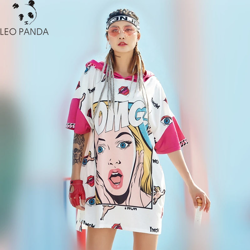 2019 забавная длинная футболка с принтом граффити в стиле хип хоп топы хиппи
