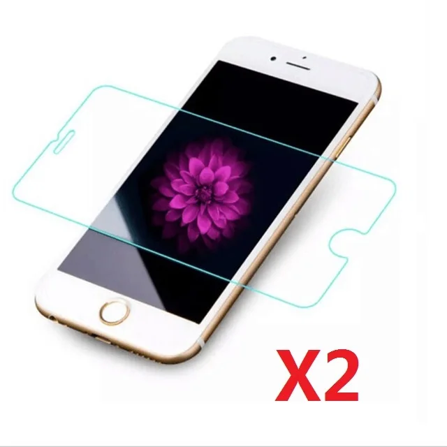 2 шт для iPhone 6 s Защитное стекло Plus закаленное Защита экранный протектор пленка |