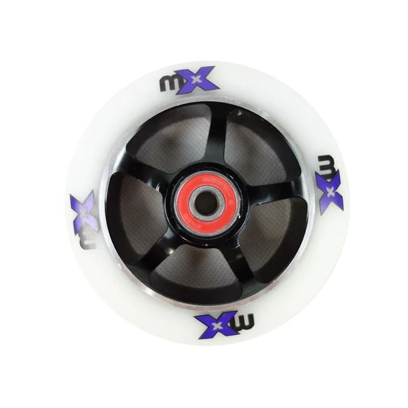 BSTFAMLY 2 шт/комплект 88A 100/110mm колеса скутера из алюминиевого сплава стальная втулка