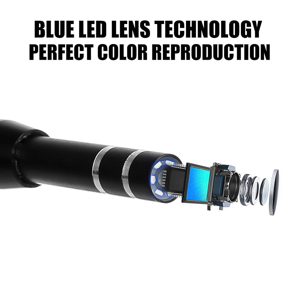 Ear Cleaning Endoscope 3 in1 USB HD Visual Spoon 5.5mm Mini Camera Android PC pick Otoscope Borescope Tool | Безопасность и защита