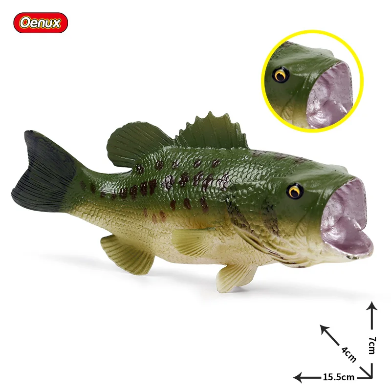 Реалистичная игрушка для детей Oenux Sealife имитация басов морских животных морской