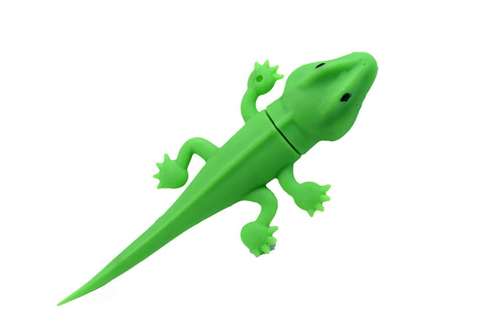 JASTER USB флэш-накопитель Зеленая Ящерица 4 ГБ 8 ГБ 16 ГБ 32 ГБ 64 Гб Gecko флеш-диск USB 2,0 карта памяти USB флешка диск, подарок