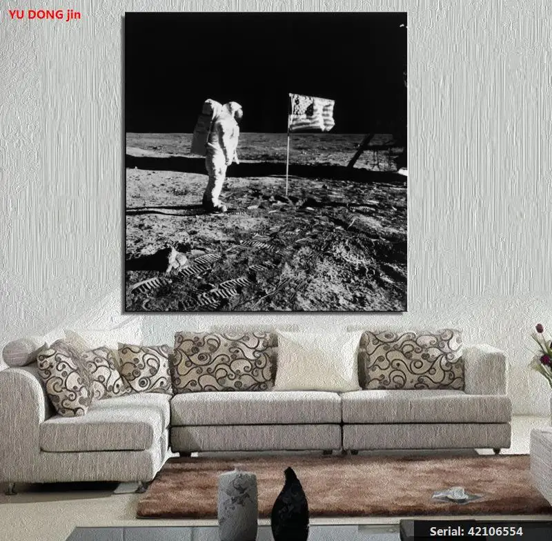 The moon портрет классическая картина маслом Рисование Искусство спрей без рамки