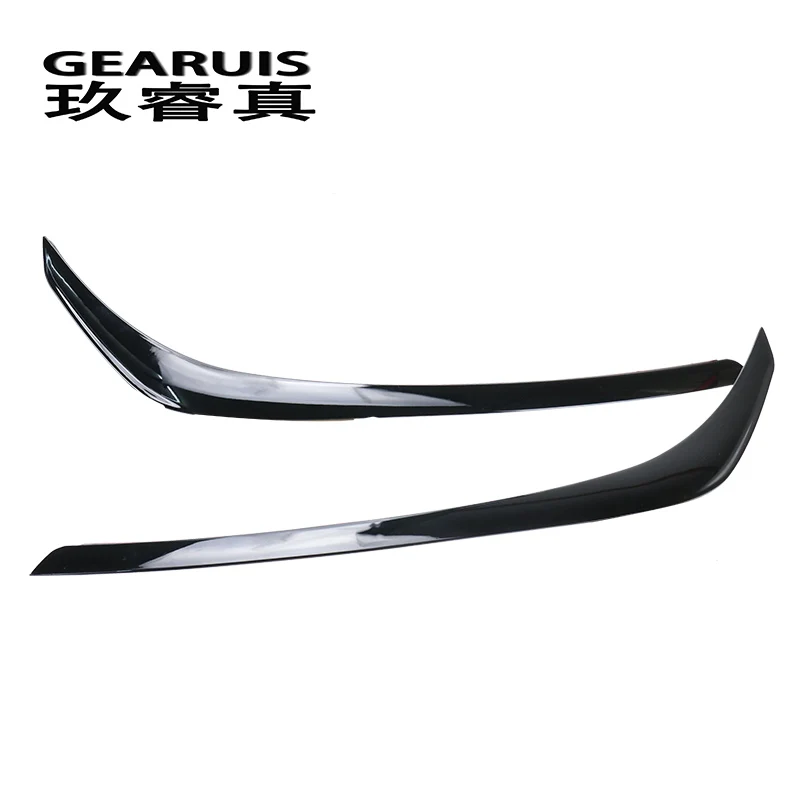 

Car Styling Front Fog Lamp Frame Decorative Cover Front Bumper Splitter under Trim for Mercedes Benz CLA C117 auto Accessories