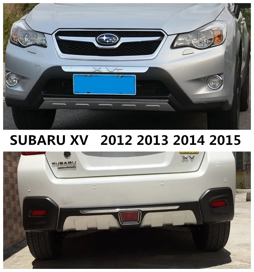 Для SUBARU XV 2012 2013 2014 2015 защита переднего и заднего бампера рассеиватель Защитная