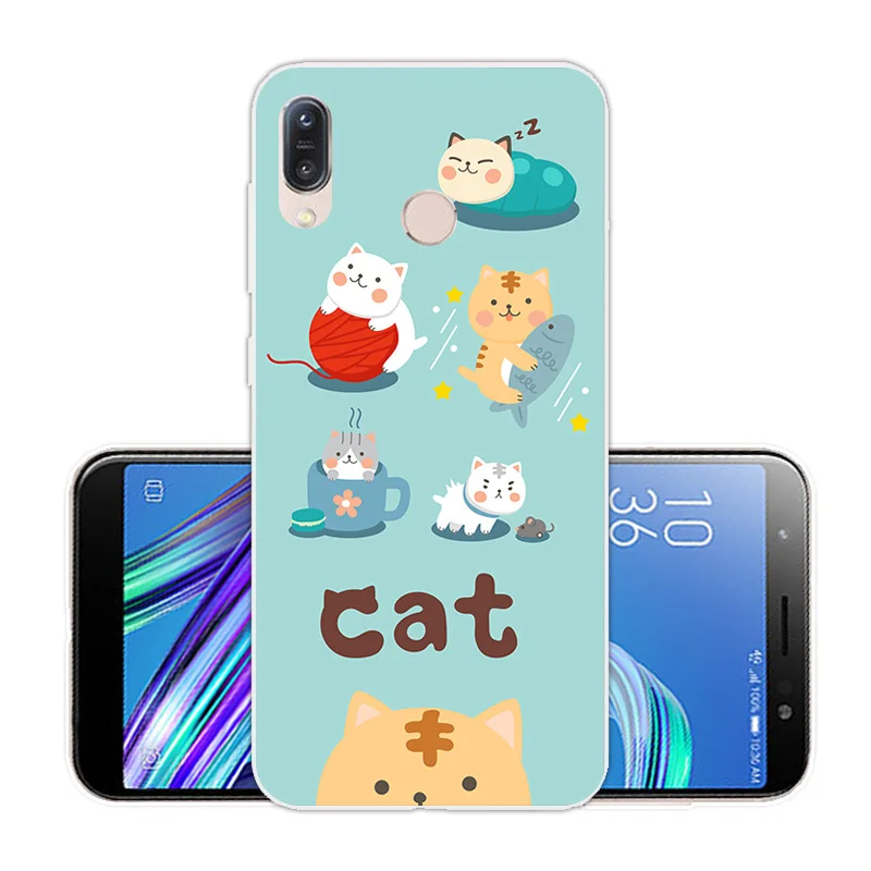 for Asus Zenfone Max M1 ZB555KL Fitted Phone Cases 5 inch ASUS ZENFONE MAX Silicone Shell Pieces Capa |