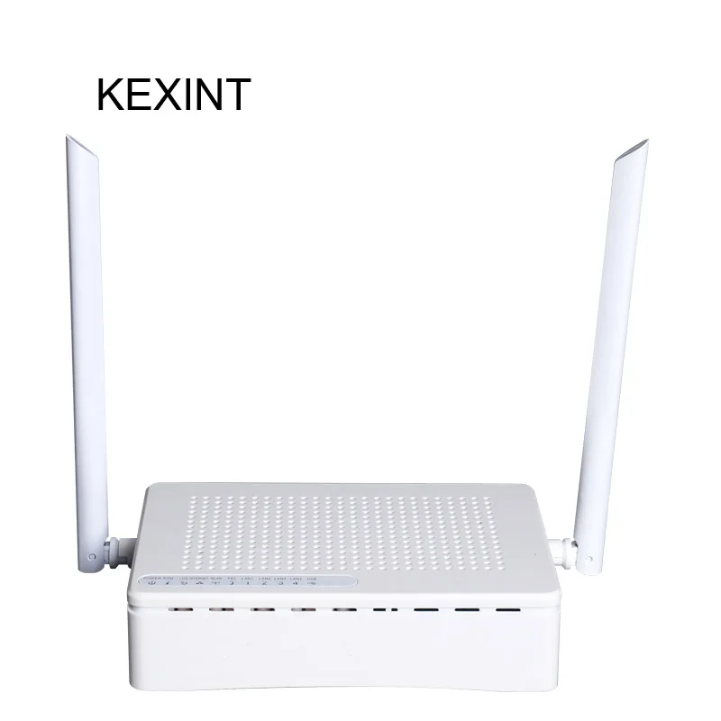 KEXINT GPON ONU FTTH 4 порта OLT 1GE + 3FE 1POTS WIFI трансивер оборудование | Мобильные телефоны и