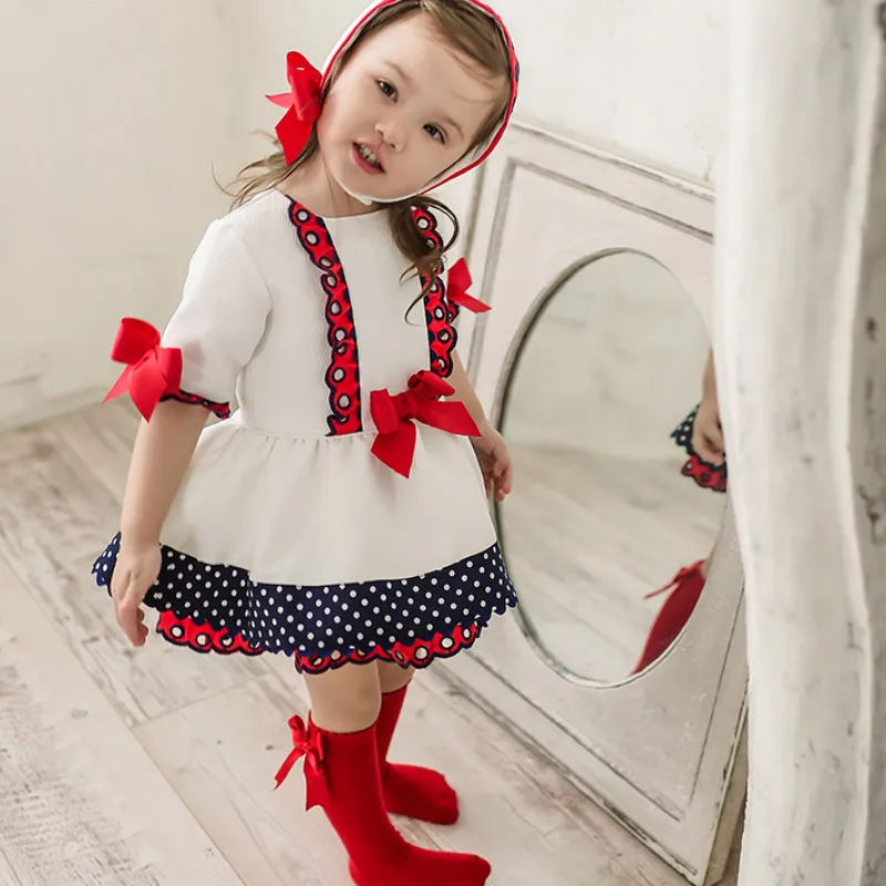 Весеннее белое платье для девочек 0-3 лет | Детская одежда и обувь