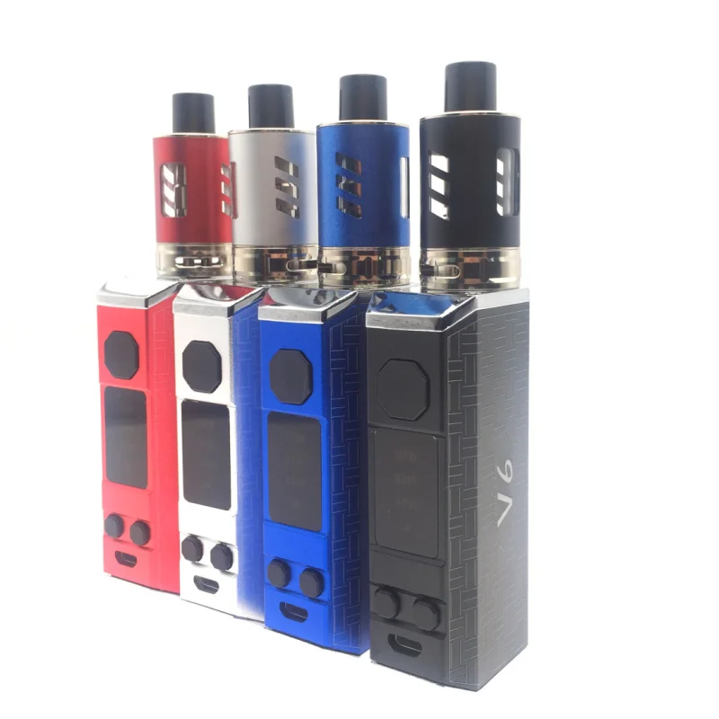 V6 вейп комплект электронной сигареты со встроенным аккумулятором 40W 80W 100W