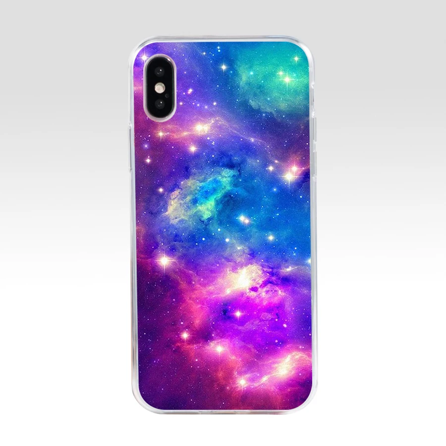 50AQ Art Star Tree Sky Space Мягкий Силиконовый ТПУ чехол для телефона iphone 5 5s se X XR XS Max |